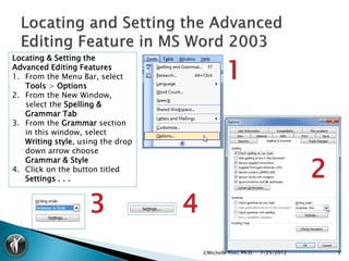 APA 6th Ed - MS Word Advanced Editing v1 | PDF