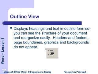 MS WORD BASICS for the beginners or students | PPT