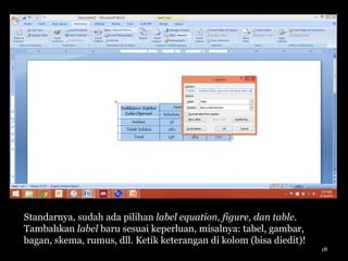 Word equation label