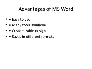 Comprehensive Guide to Microsoft Word: Features, Uses, and Tips for ...
