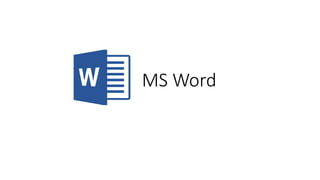 MS Word
 