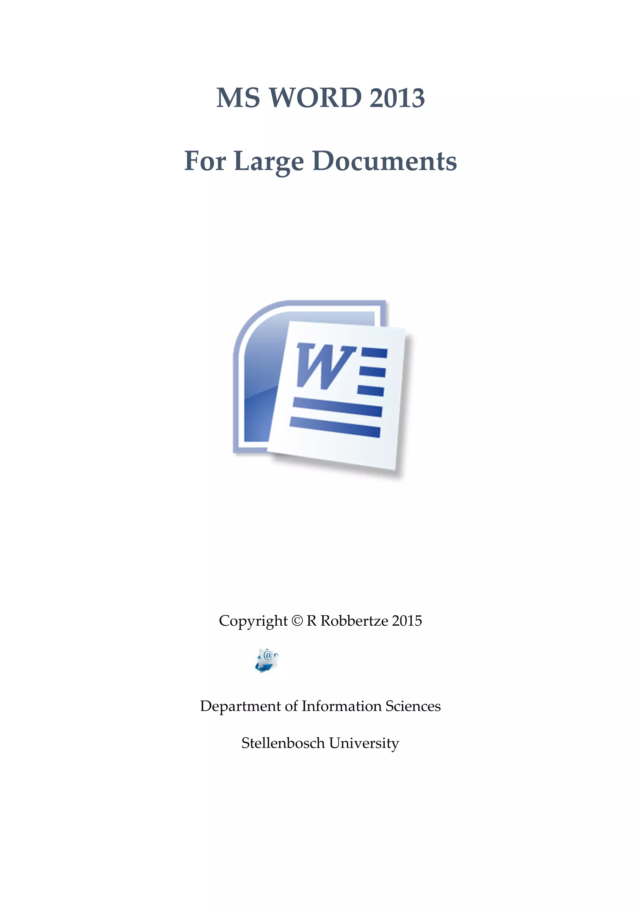 Ms word notes | PDF