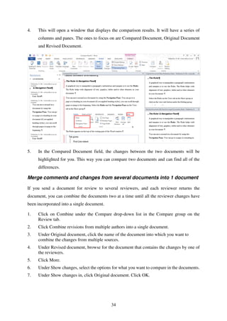 Ms word notes | PDF