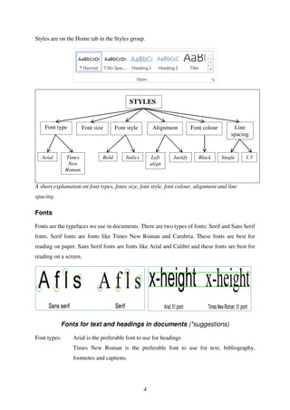 Ms word notes | PDF
