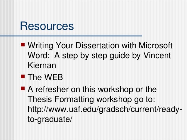 Dissertation word 2003 xlsx