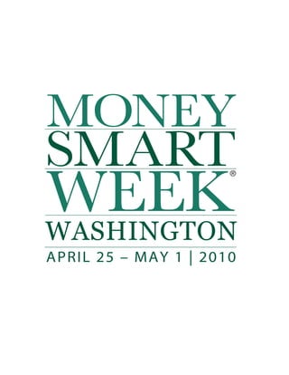 WASHINGTON
APRIL 25 – MAY 1 | 2010
 