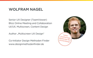Wolfram Nagel
Senior UX Designer (TeamViewer)
Blizz Online Meeting and Collaboration
UI/UX, Multiscreen, Content Design
Au...