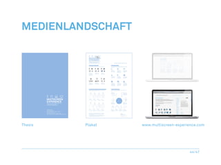 Medienlandschaft




Thesis						   Plakat   www.multiscreen-experience.com




                                               44/47
 