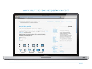 www.multiscreen-experience.com




                                 45/47
 
