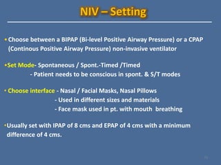 Approach to Mechanical ventilation | PPTX