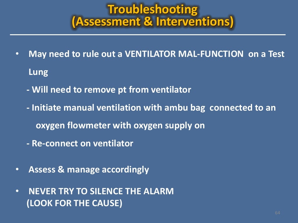 Approach to Mechanical ventilation