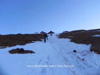 Above Red Banks, below False Summit
 