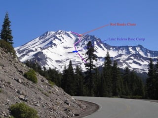 Lake Helens Base Camp
Red Banks Chute
 