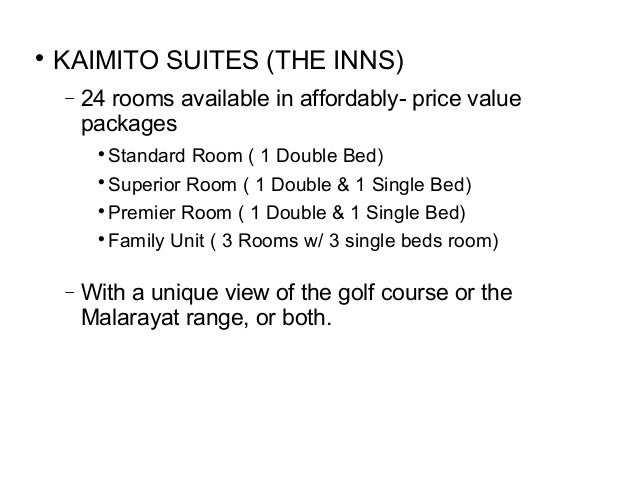 YAKAL SUITES
14 UNITS
Room Contract Price( Vat exclusive)
Unit # Area – TCT's Description Designation Fully Furnished
04B-...