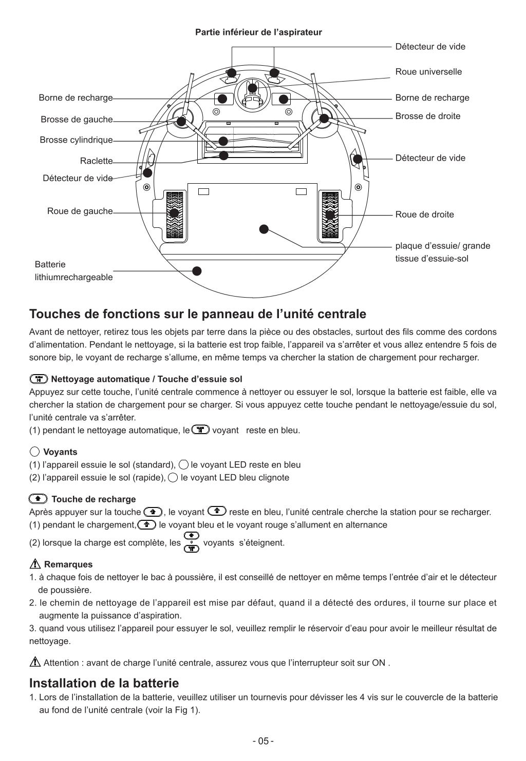 DEIK Robot Aspirateur, DEIK Robot Vacuum Cleaner Mt 820 user manual
