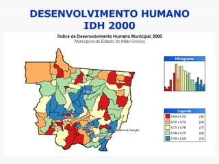 DESENVOLVIMENTO HUMANO IDH 2000 