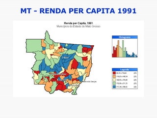 MT - RENDA PER CAPITA 1991 