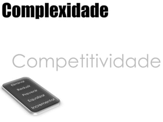 ComplexidadeCompetitividadeEliminarReduzirPrevenirEqualizarIncrementar