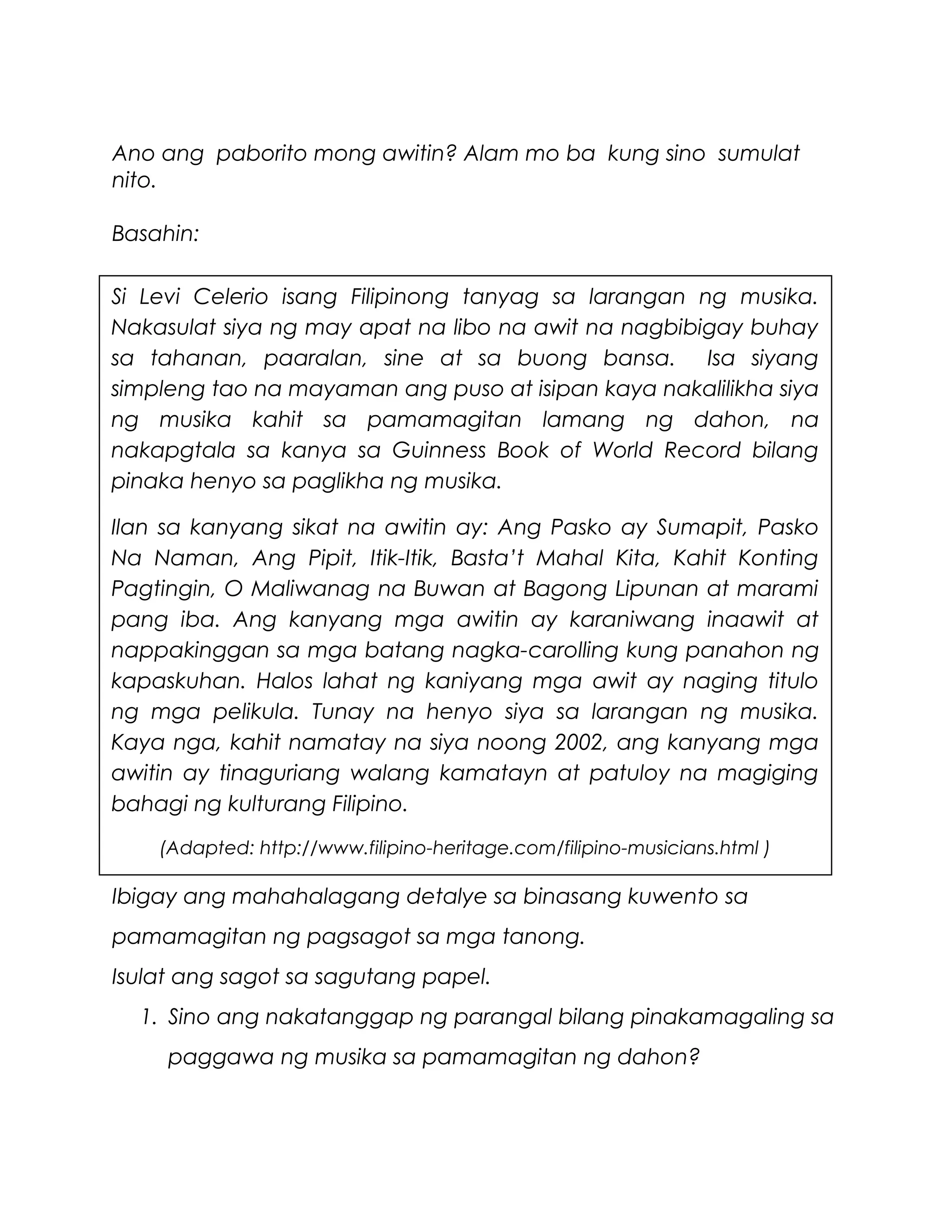 Mt lm q3 tagalog | DOC