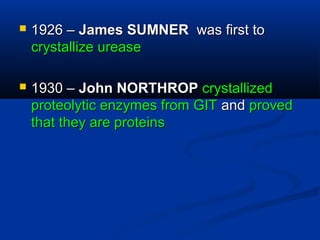Enzymes and Enzyme Kinetics | PPT
