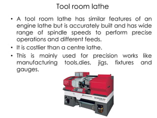 Lathe 2024 machine slideshare