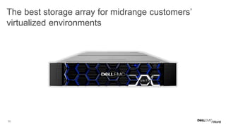 50
The best storage array for midrange customers’
virtualized environments COMPARISON
 