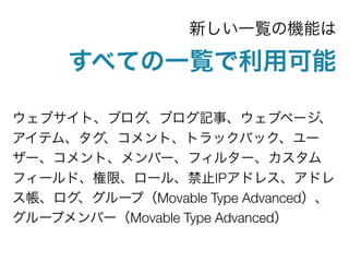 IP
   Movable Type Advanced
Movable Type Advanced
 