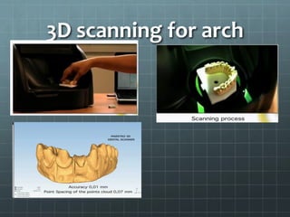 3D scanning for arch
 