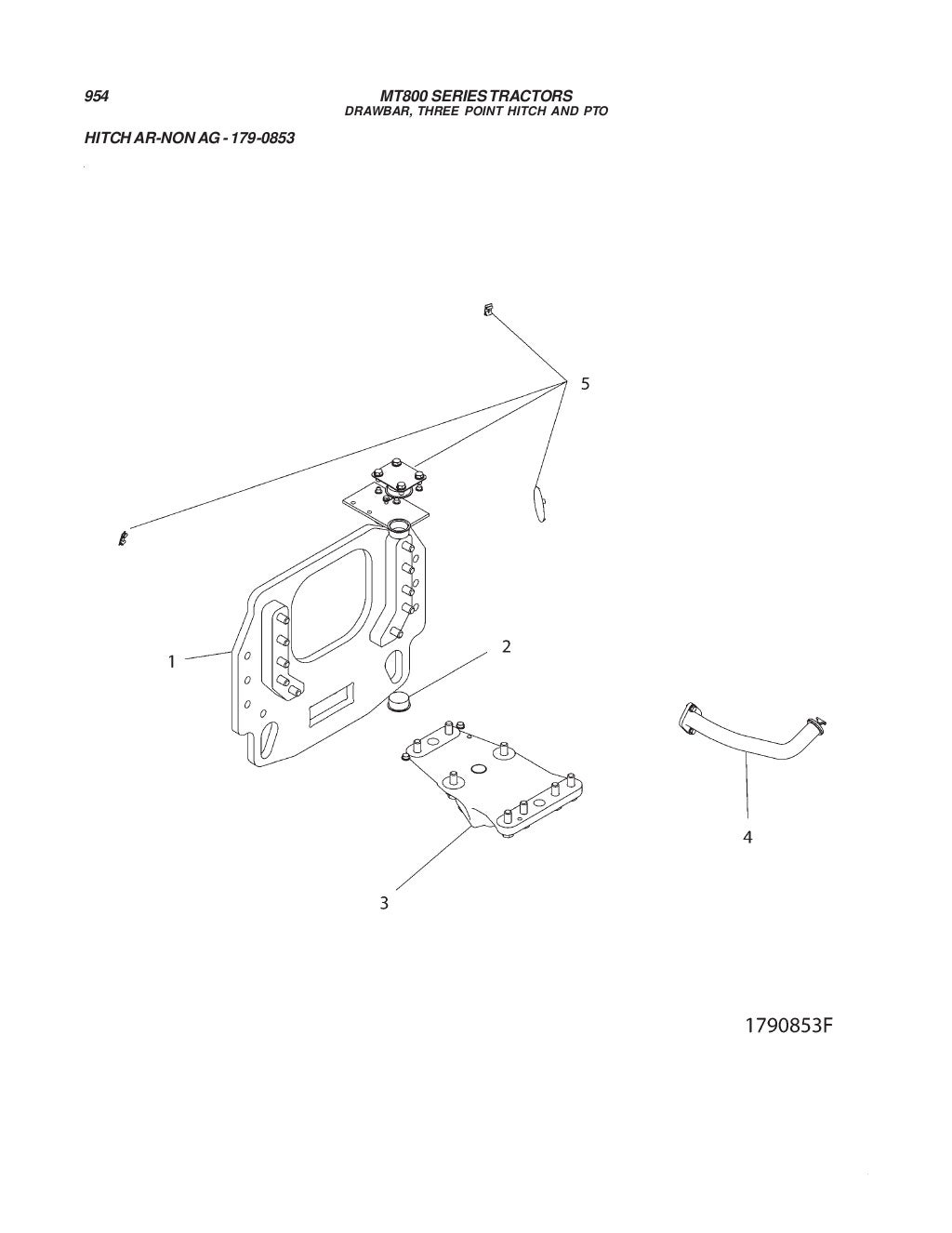 Challenger Mt800 series tractor parts manual