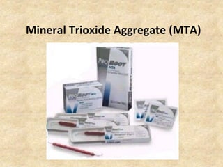 Mineral Trioxide Aggregate (MTA)
 