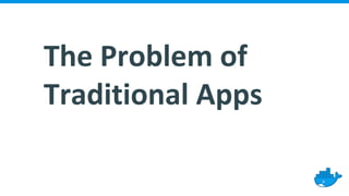 The Problem of
Traditional Apps
 