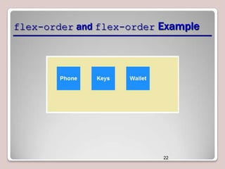 flex-order and flex-order Example

22

 