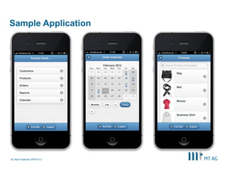 Sample Application




5 | New Features APEX 4.2
 