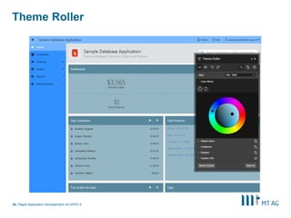 |
Theme Roller
Rapid Application Development mit APEX 536
 
