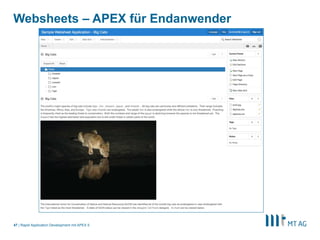 |
Websheets – APEX für Endanwender
Rapid Application Development mit APEX 547
 
