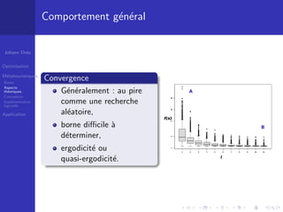 Métaheuristiques et applications
