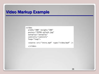 Video Markup Example

38

 