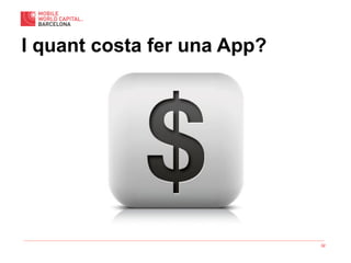 32
I quant costa fer una App?
 