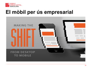 62
El mòbil per ús empresarial
 