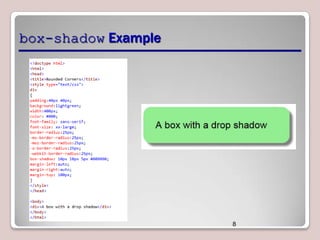 box-shadow Example

8

 
