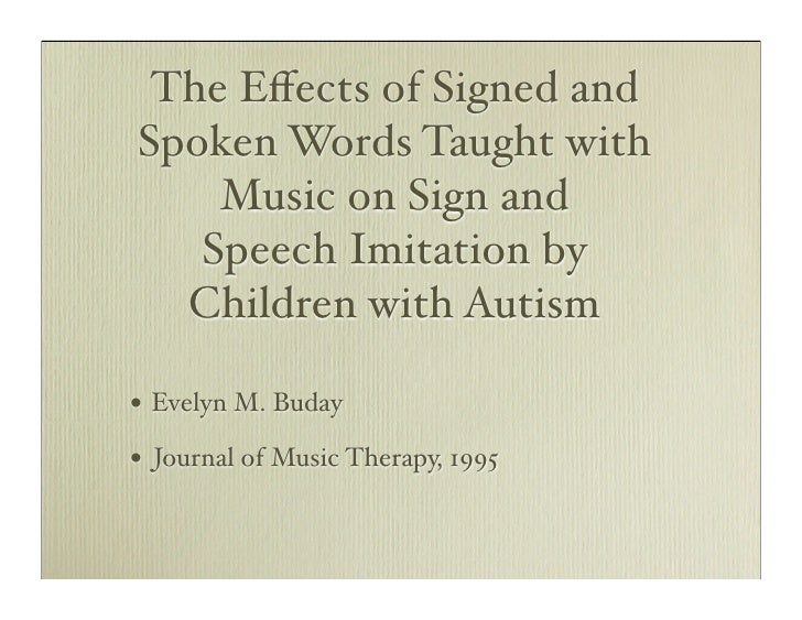 music therapy autism literature review The significance of music therapy in assessment 1 the significance of music therapy in the assessment and diagnosis of autism: review of literature catherine parker immaculata university the significance of music therapy in assessment 2 abstract the purpose of this paper is to inform the reader of . music therapy autism literature review The significance of music therapy in assessment 1 the significance of music therapy in the assessment and diagnosis of autism: review of literature catherine parker immaculata university the significance of music therapy in assessment 2 abstract the purpose of this paper is to inform the reader of .