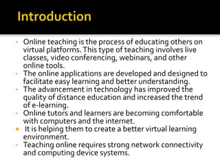 Online Teaching | PPTX