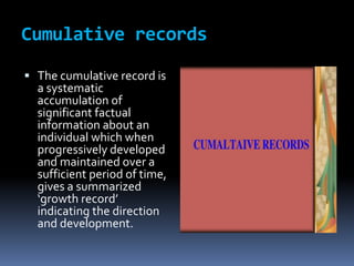 Role of a teacher in maintaining records.(Methods, Techniques ...