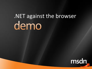 .NET against the browser 