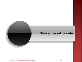 UNFV ODONTOLOGIA- NESTOR TAFUR CHAVEZ   40
 