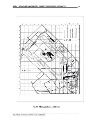 MSCIA – MANUAL DE SALVAMENTO E COMBATE A INCÊNDIO EM AERONAVES   106




                          Fig 54 - Mapa-grade de aeródromo



COLETÂNEA DE MANUAIS TÉCNICOS DE BOMBEIROS
 