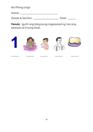 Mtb mle-tagalog-activity-sheets-q12 | PDF