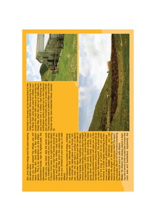 SanJorioAlpinerefugeandthepassbearing
thesamename.
Onceyouhavepassedtherefuge,youwill
reachPassoSanJorioafterafewhairpin
bends.ThisisourdestinationontheItalian-
Switzerlandborder,nearitshighestpeak,the
Marmontana.
Tomakeyouwayback,takethesameroute
youtravelledpreviouslyuntilyoureachcamp
IIGiovo.Fromhere,turnrightontotheclearly
signposteddirtroadthattravelsaroundthe
campandfollowthemilitaryroadbuiltdur-
ingtheGreatWardowntheslopeopposite
theoneyouclimbedonyourwayup,invalle
Albano.
Thedescenthasanumberofsteep,challeng-
ingpassagesthatalternatewithfunparts.
Thewholetriptakesplaceonaformermili-
taryroad.YouwillreachanumberofAlpine
pasturesafterAlpeBrentoandthehamletof
PiazzaCavada.Keeptravellingonthesteep,
tortuoushairpinbendsuntilyoureachaheight
ofapproximately1,000m,wherethedirtroad
becomesalmostlevel,beforeending.Keep
goingdownthepavedroads.Ashort,con-
tinuouslydownhillsectionwilltakeyoutothe
hamletofGarzeno,wheretheitineraryendsas
youreachthestartingpoint.Thewholeroute
is32.5kmlong,ofwhich20kmareuphill.
However,itisbothhighlyrewardingandfea-
turesaveryvariedandattractivelandscape.
Alternativeroutes:Alternatively,youcan
reducethelengthoftheitinerarybyturning
backatcampGiovoonceyoureachtheepon-
ymouspass.Wedonotrecommendtravelling
thesameroutebacktovalleAlbano.
Notes:ValAlbanohasalwaysplayedalead-
ingroleintermsoftheroutesthatconnectthe
LarioareaandSwitzerland.Apparently,the
ﬁrsttrailsintheareacanbetracedbacktothe
Celts,around600BC.Morerecently,theroad
toPassoSanJoriowasusedformilitarypur-
posesinthemid-19thcenturyandduringthe
GreatWar,whentheroaduptoValleAlbano
wasturnedintoamilitaryroadfollowingthe
fortiﬁcationworkscarriedoutontheCadorna
lineandtheFrontieraNord–VArmata(1916).
TheirpurposewastodefendMilanshouldthe
GermanarmyhavebreachedSwissneutral-
ity.
 