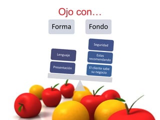 Ojo con…
Forma   Fondo
 