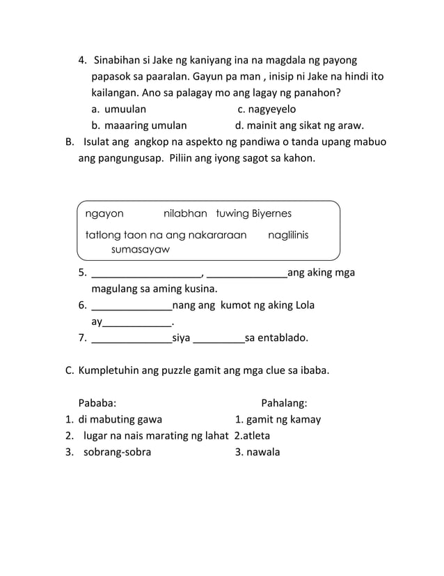 K TO 12 GRADE 3 LEARNER’S MATERIAL IN Mother Tongue Based (MTB